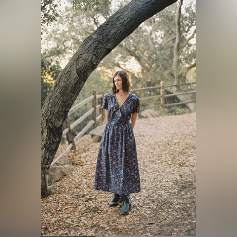 Christy Dawn, “The Simple Dawn Dress”, Blooming Pomegranate, Petite XS - Picture 7 of 7